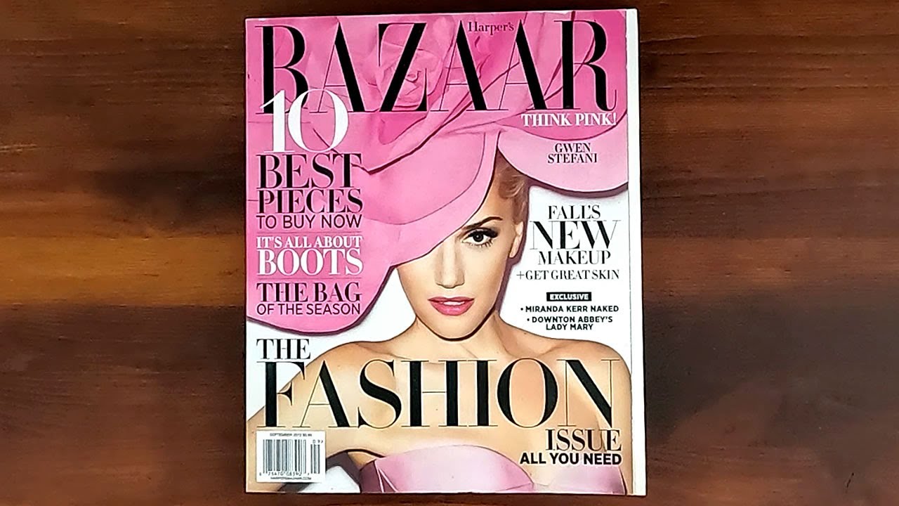 2012 September ASMR Magazine Flip Through: Harper's Bazaar w Gwen Stefani, Miranda Kerr