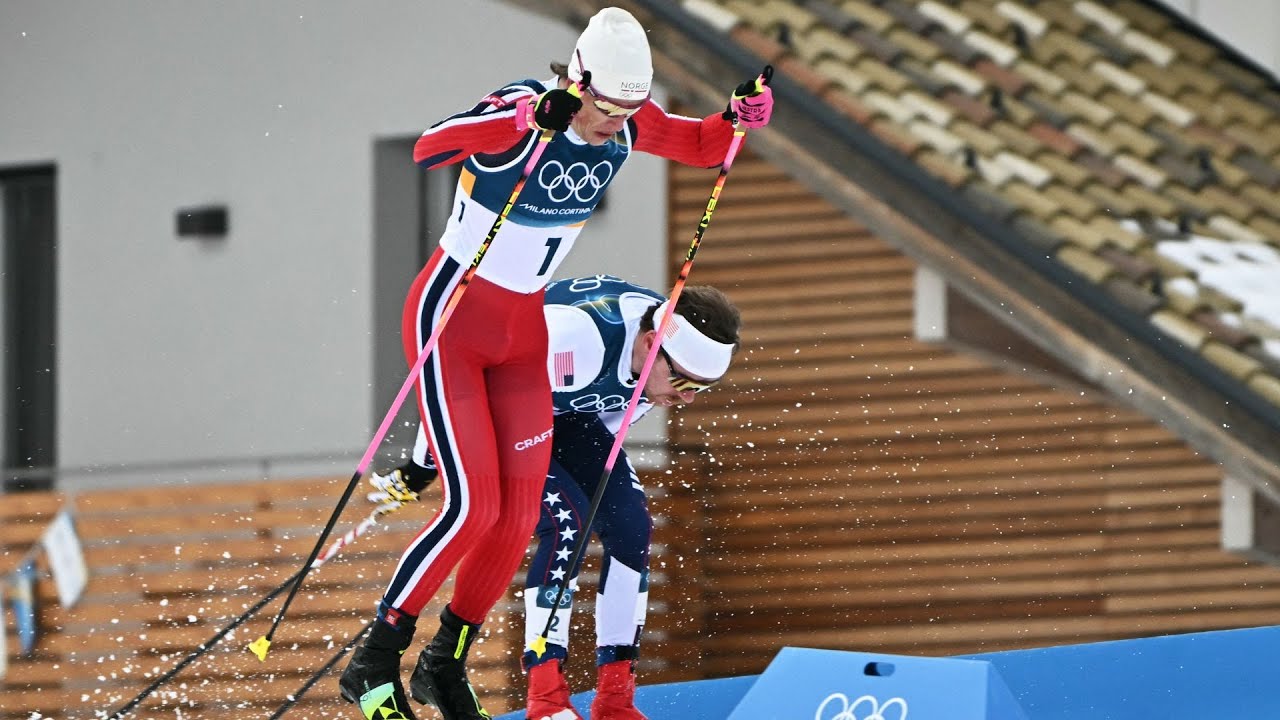 Ben Ogden earns silver, Klaebo gold in men's sprint classic