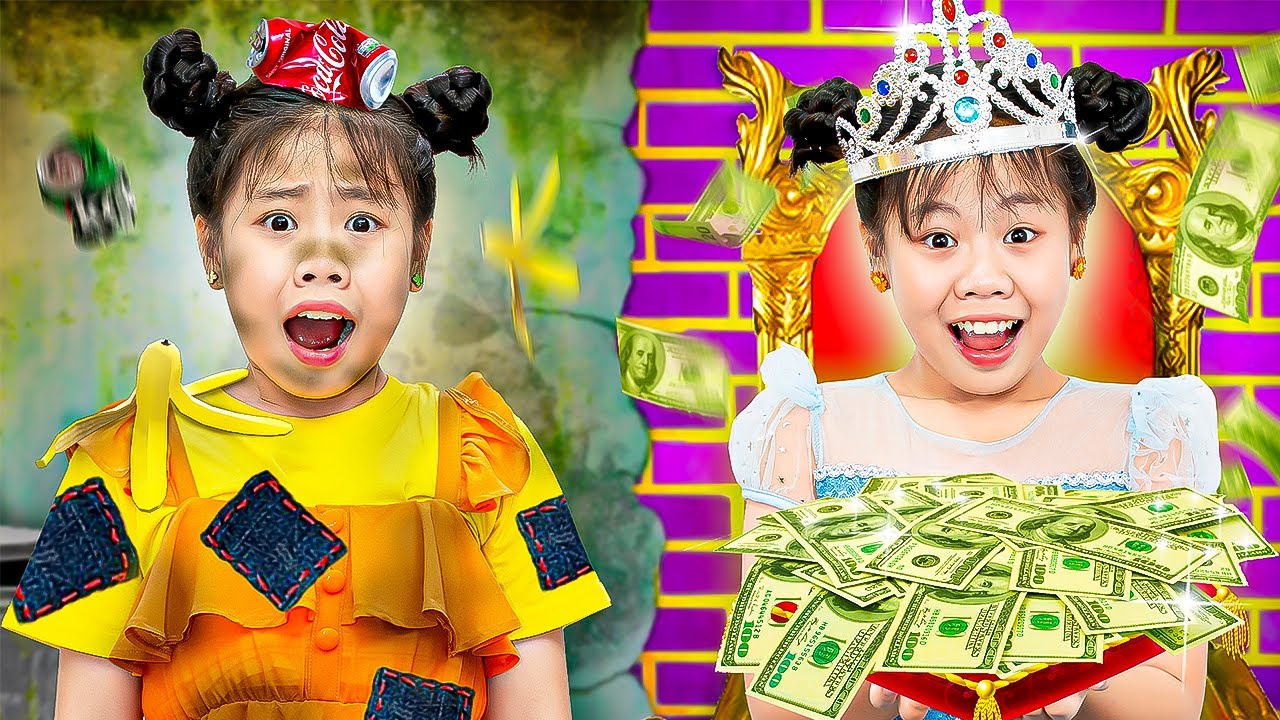 Baby Doll الفقيرة تخضع لتغيير جذري لتصبح ملكة الحفل! كونوا أصدقاء، لا متنمرين