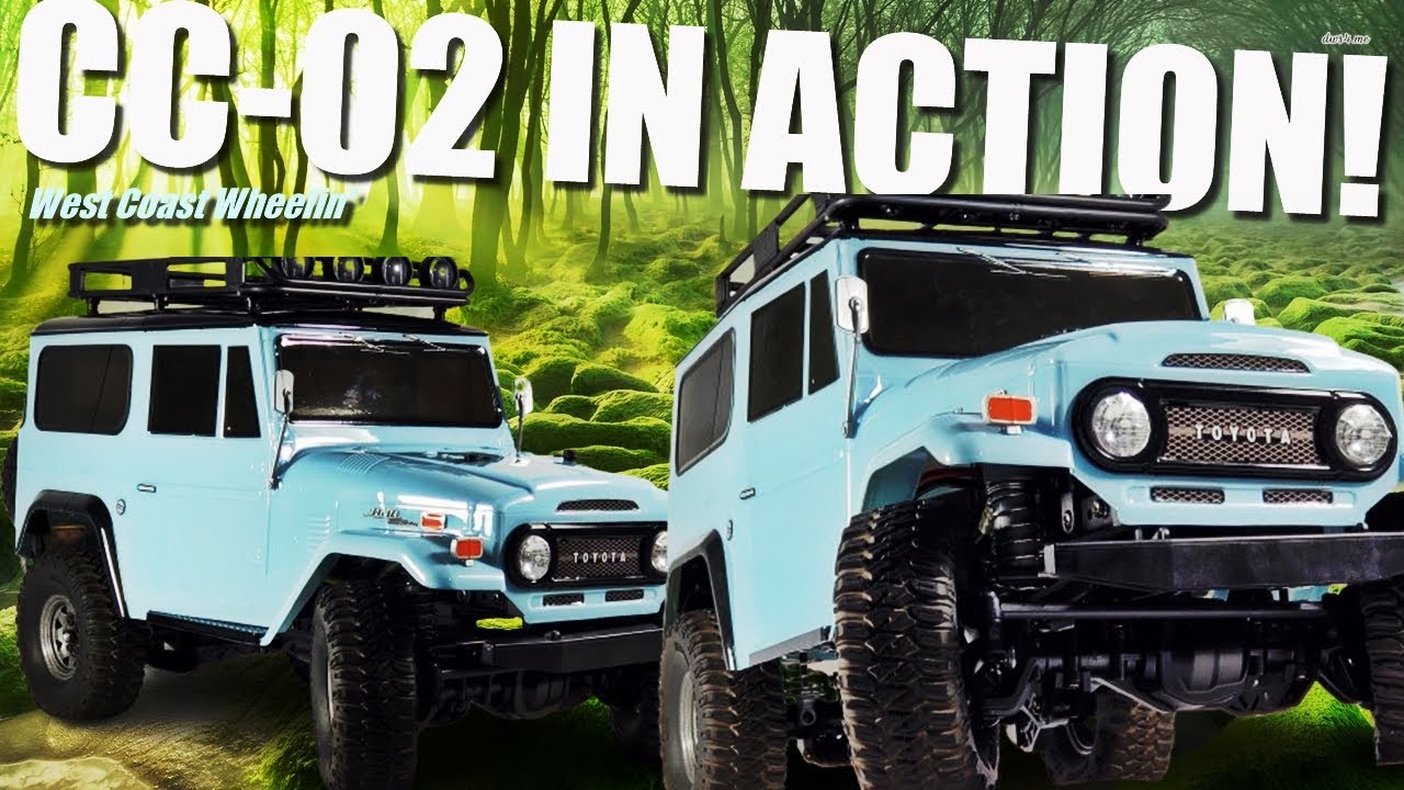 Ultimate RC Trail Rig - The Tamiya CC-02 Conquering the Mossy Rocks of the Pacific North West