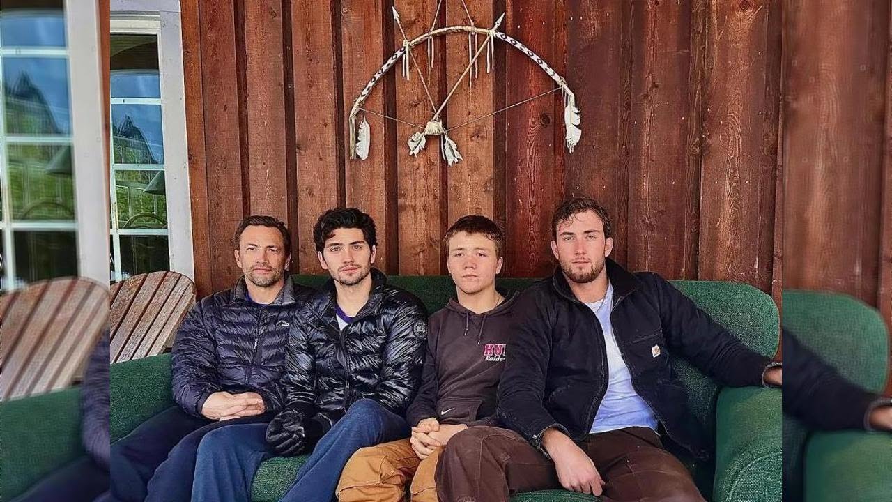 Photos from Andrew Shue's Family Album Featuring His Sons Nate, Aidan, and Wyatt