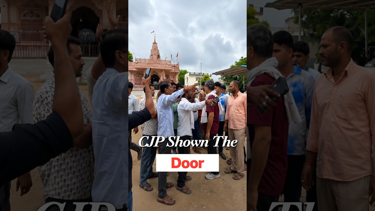 Rajasthan Villagers Chase Away CJP Activists From School , Say 'No Outsiders Allowed!'