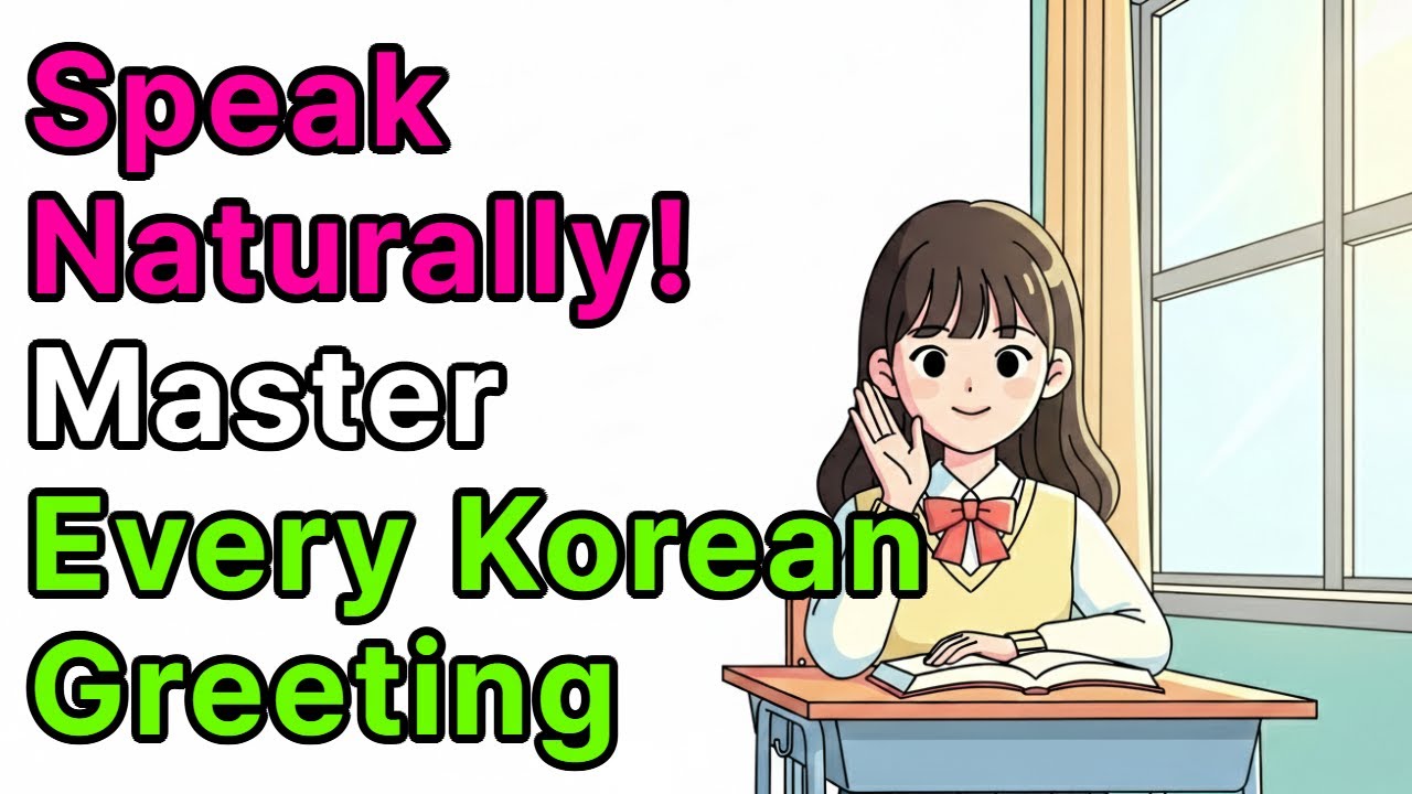 Speak Naturally! Master Every Korean Greeting#learnkorean  #Hello#KoreanWords #BasicKorean#Greeting