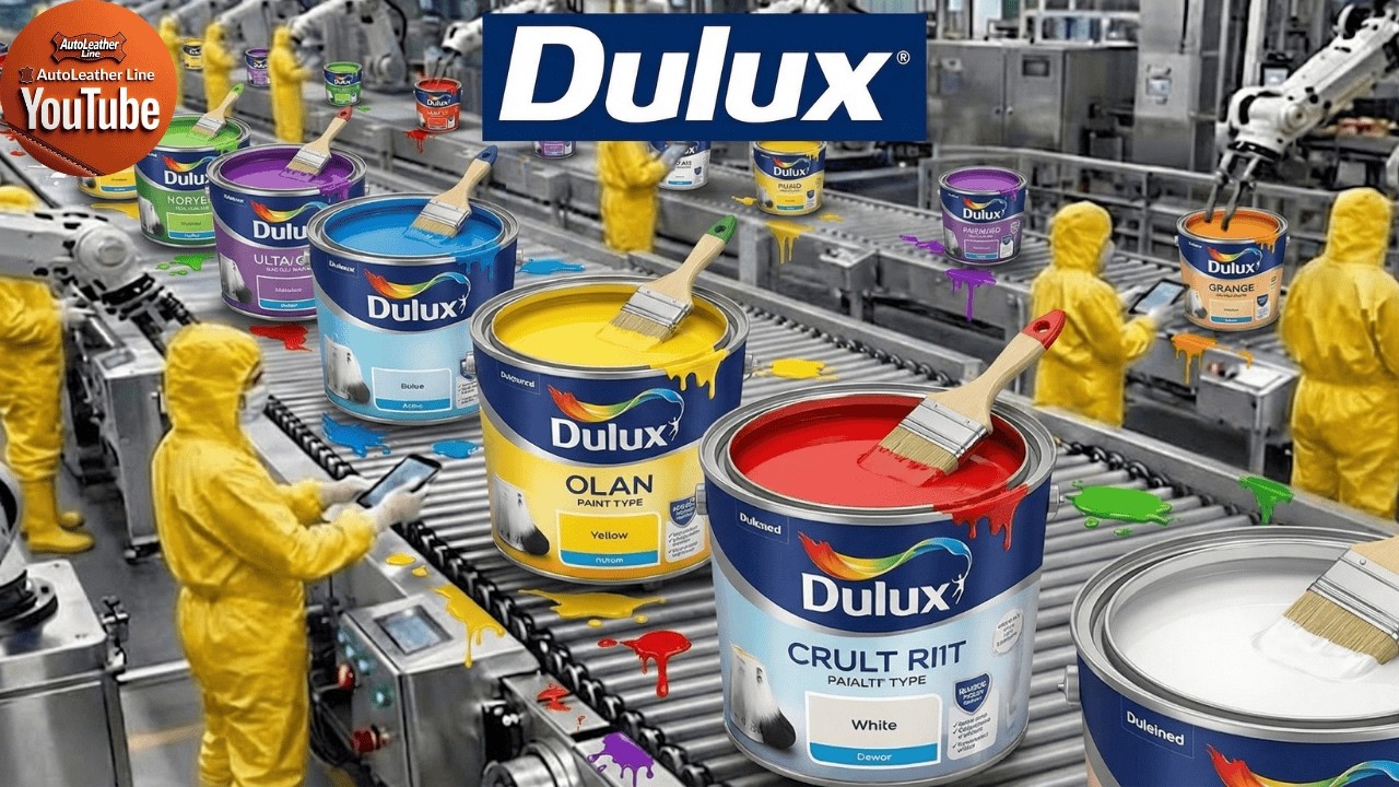 Inside the Paint Factory: How House Paint is Made from Raw Materials to Finished Cans (Full Process)