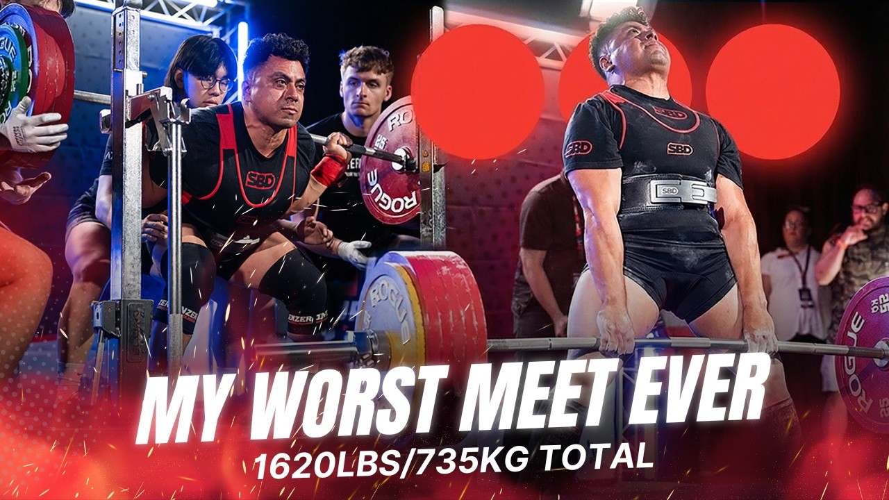 MY WORST MEET EVER - My 9th Powerlifting Meet - 2024 USAPL Open World Cup