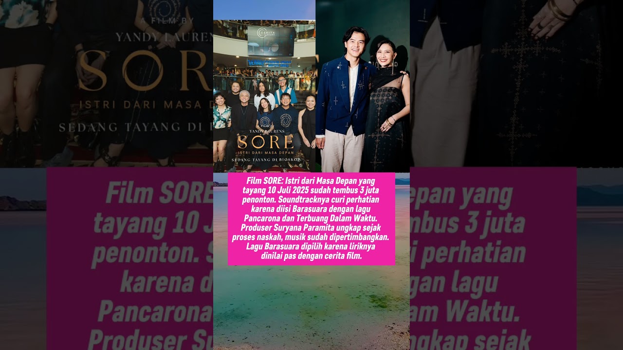Soundtrack Film Sore dari Barasuara Terbuang Dalam Waktu Liriknya Dinilai Cocok Dengan Film SORE