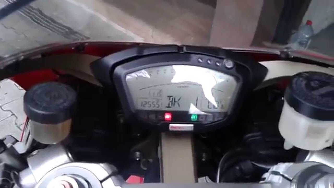 Ducati 1098 cold start up with slipper clutch