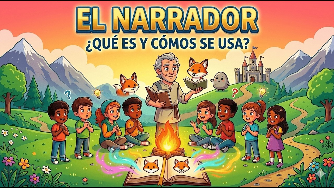 ¿Qué es el NARRADOR y cuáles son sus TIPOS? (Ejemplos fáciles) 😱