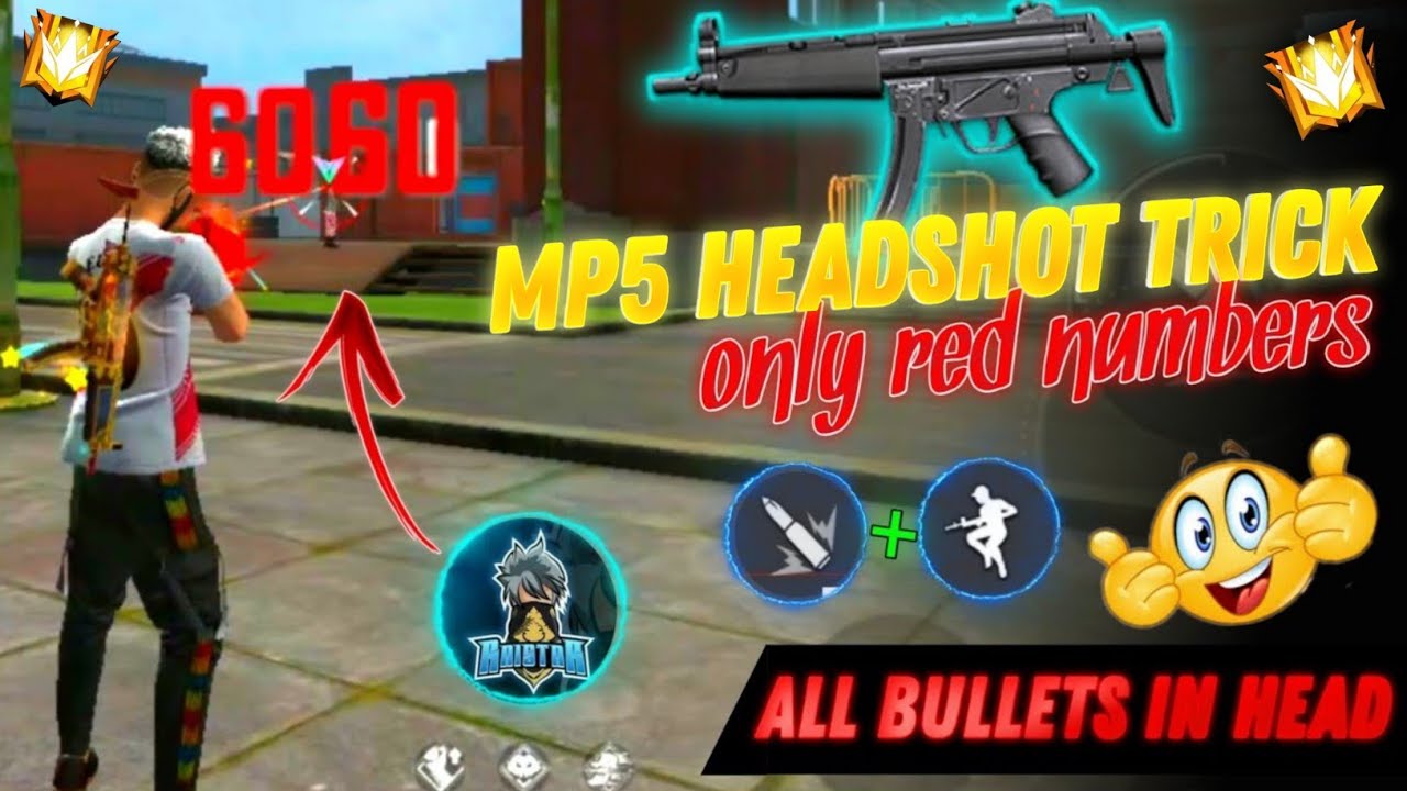 Auto headshot trick with MP5. MP5 Headshot Trick. Free Fire headshot Trick MP5. Optimus gaming