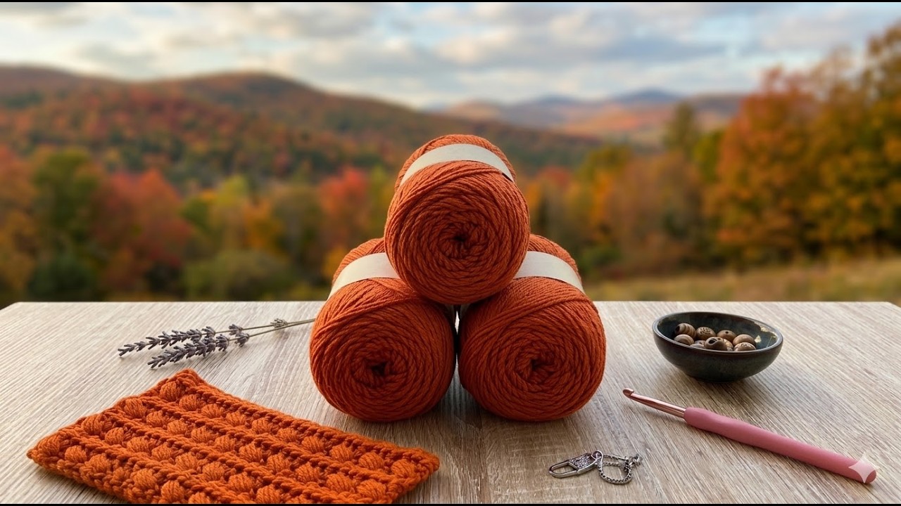 EASY CROCHET PUFF STITCH FOR BEGINNERS | PERFECT FOR BLANKETS, SCARVES & BAGS!