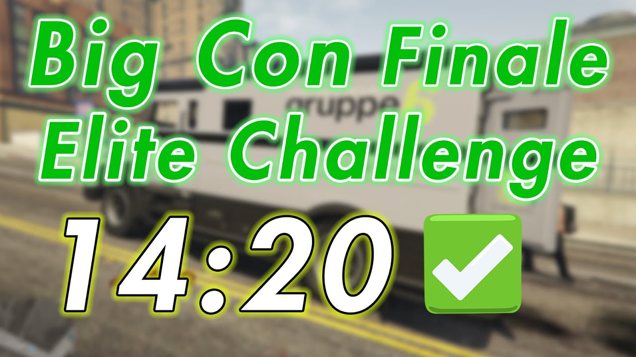 💸 Big Con Finale FULL PRO Speedrun 💵 Elite Challenge 💳 Casino Heist