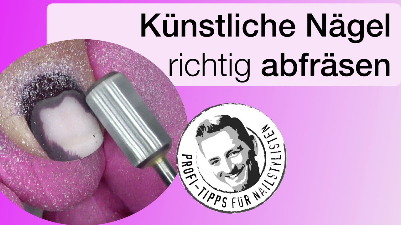 Nägel richtig abfräsen