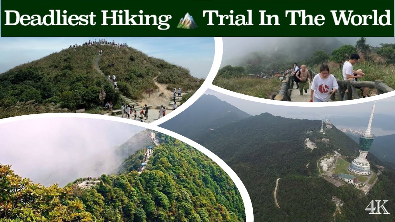 Deadliest Hiking In The World | Wutong Mountain 🏔 | Tallest Mountain In Shenzhen | Hiking In China