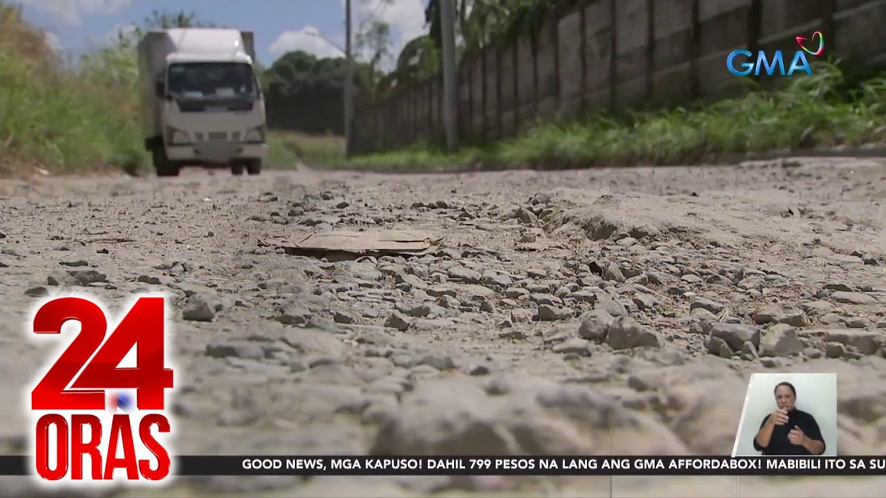 Sirang niyugan road-paliparan sa Cavite, inireklamo dahil sa tindi ng lubak at uka | 24 Oras
