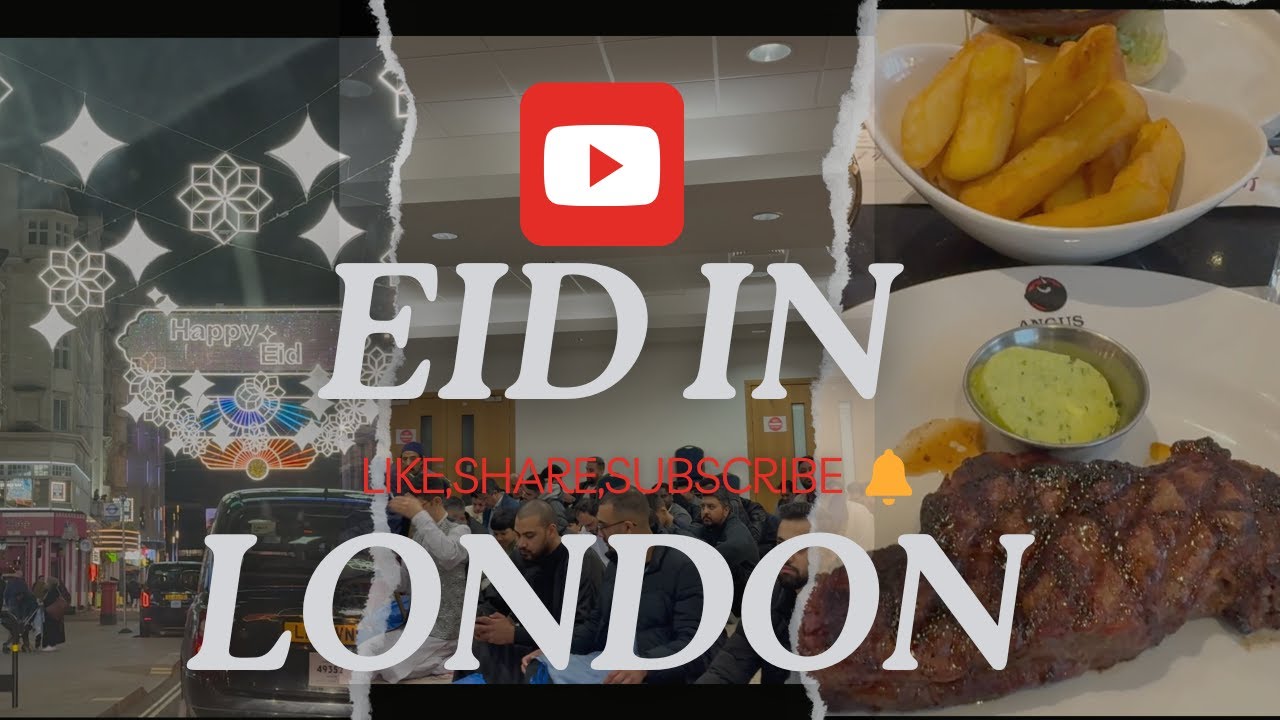 EID IN LONDON 🇬🇧❤️ Londonvlogs 💚