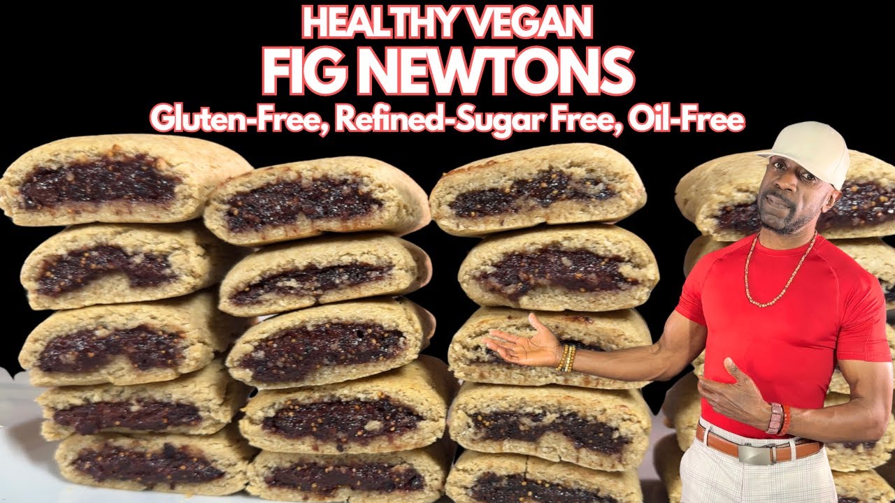 Лучшее полезное веганское печенье FIG NEWTON без глютена, без рафинированного сахара и без масла