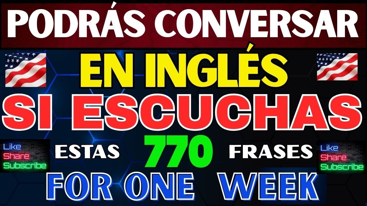PODR&Aacute;S CONVERSAR EN INGL&Eacute;S SI DOMINAS ESTAS 770 EXPRESIONES DE USO COTIDIANO/ utiles /principiantes
