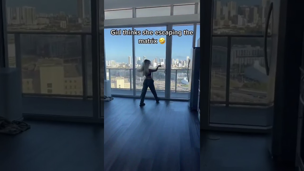 Girl thinks she&rsquo;s escaping the matrix