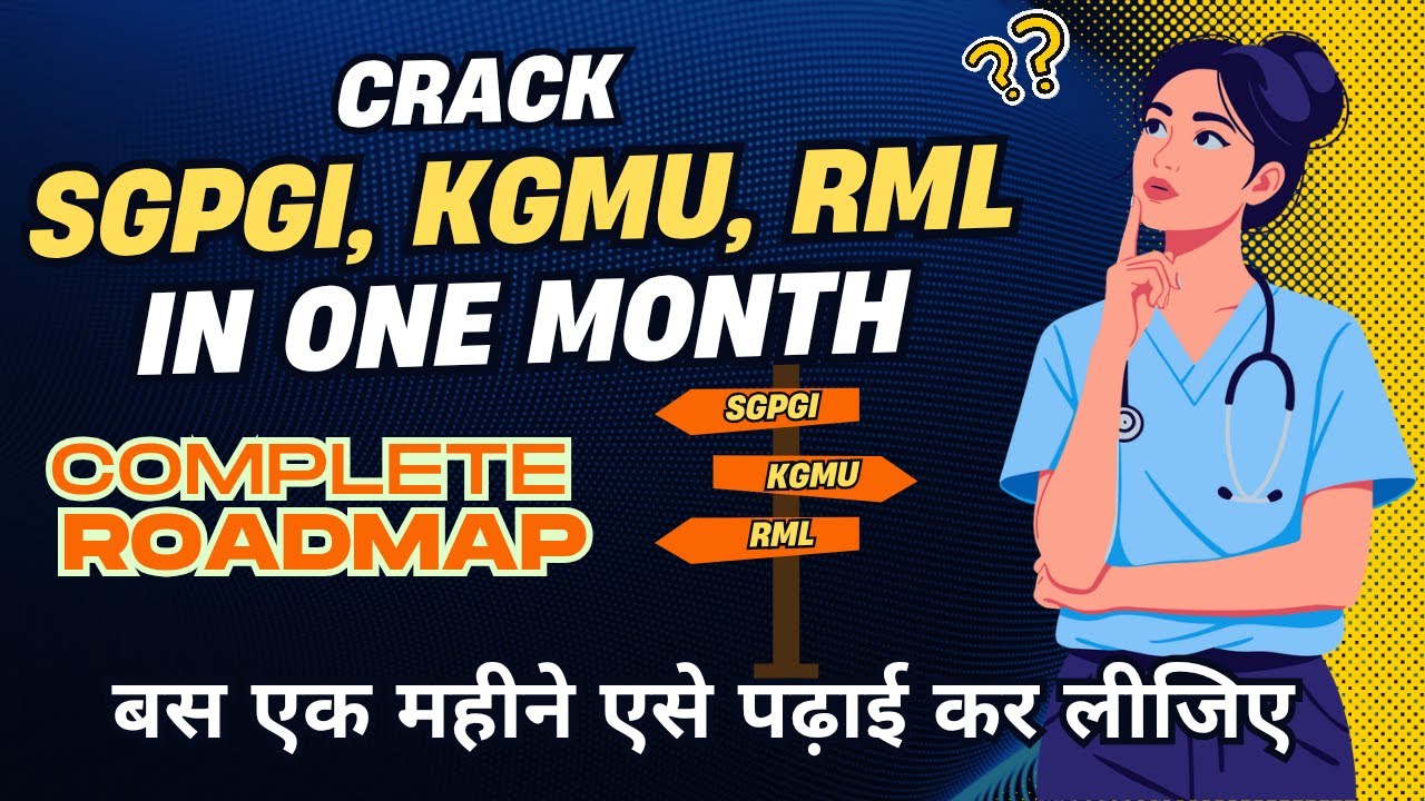 📌 Important Topics & Roadmap for SGPGI, KGMU, RML Nursing Officer Exam #nursingofficer #sgpgi #kgmu