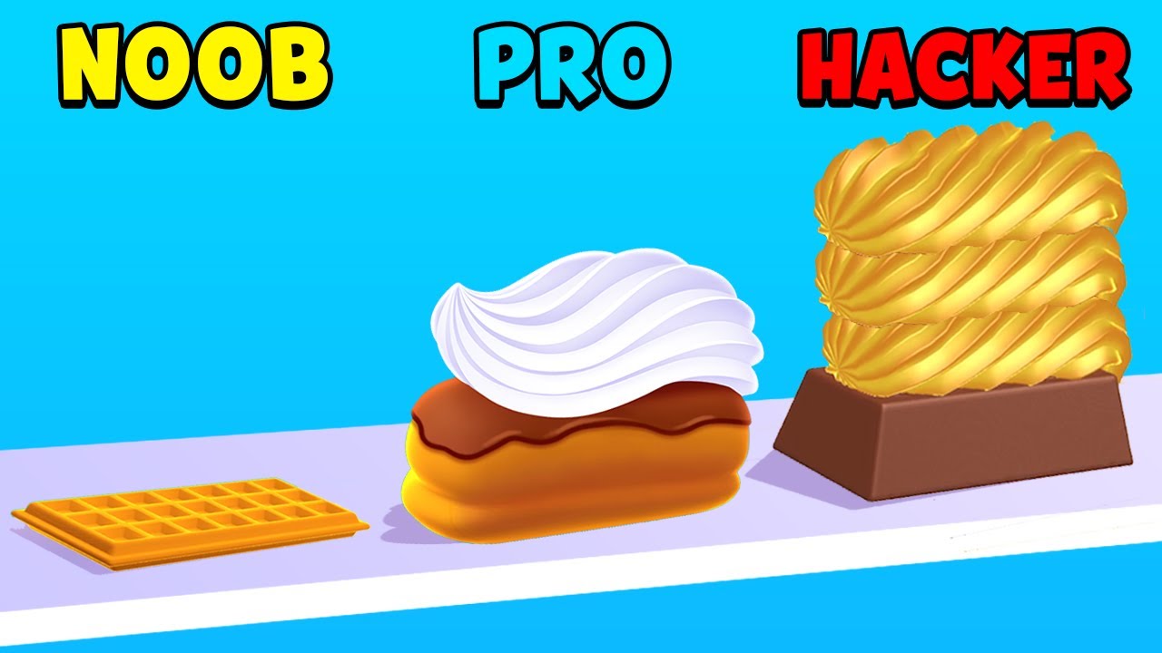 NOOB vs PRO vs HACKER - Perfect Cream
