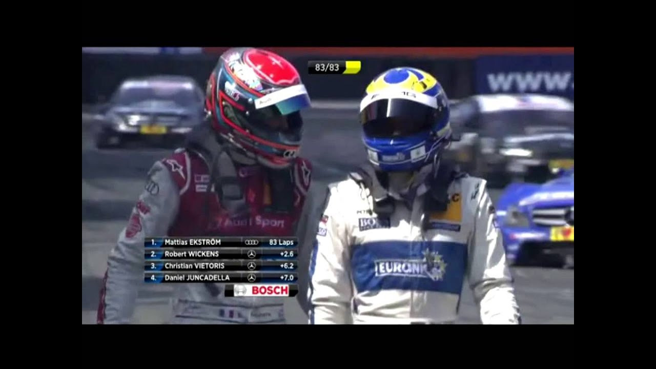 DTM 2013 Norisring - Paffett, Mortara, stupid crash and double descent