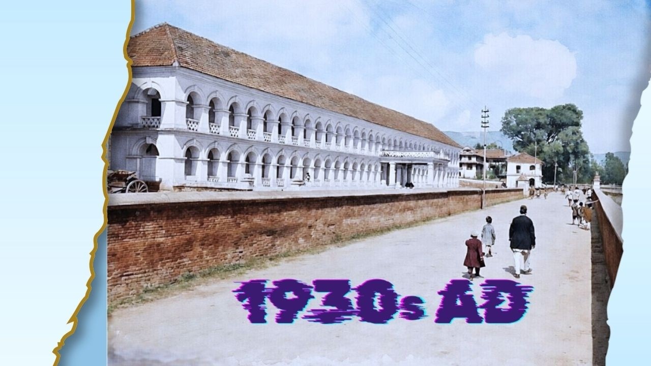 [4K] Old Durbar High School, Kathmandu | Old Nepal Rare 1960s Footage