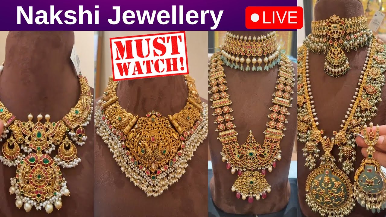 Beautiful Gold Nakshi Jewellery  AMARSONS JEWELLERY 