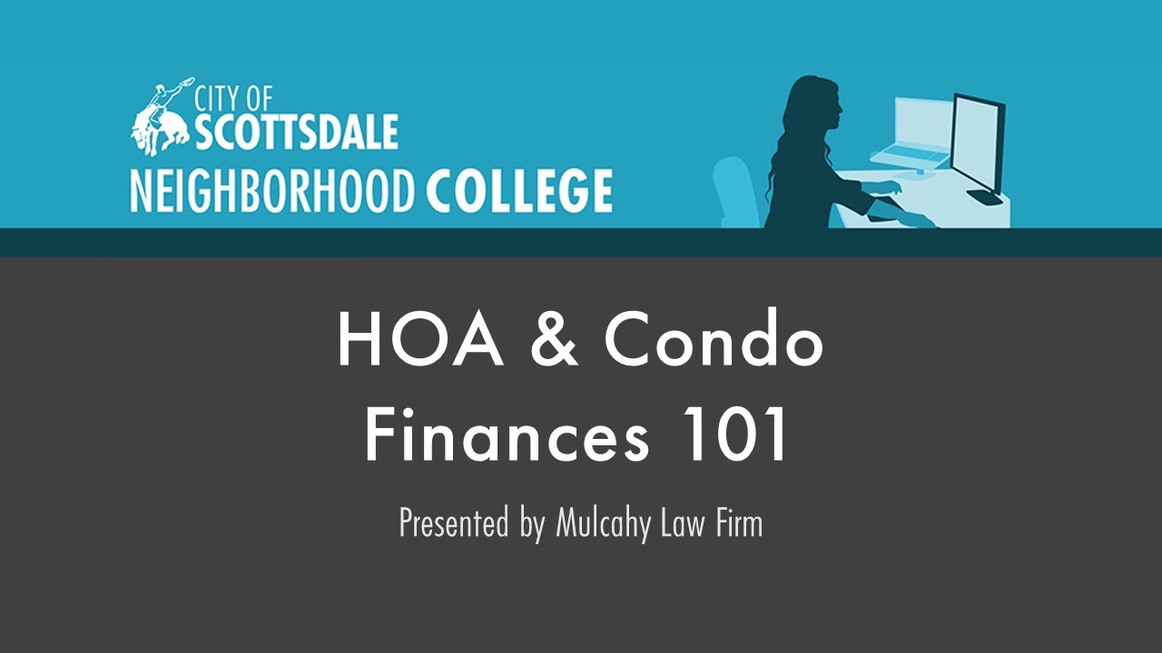 HOA & Condo Finances 101