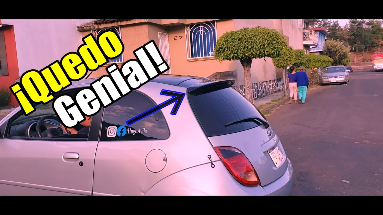 ¡ALERON DEPORTIVO AL FORD KA! / Hugo Avila.