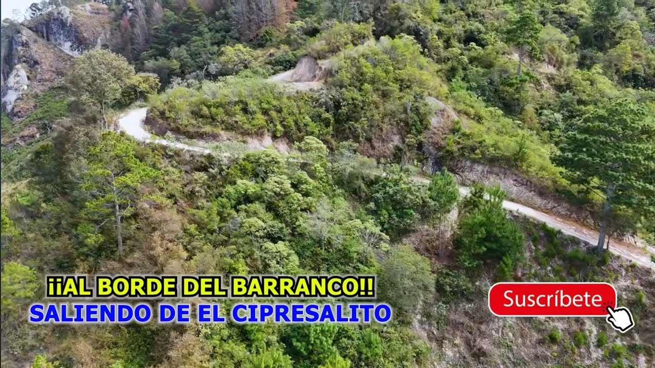 Así Es La Calla Saliendo Del Cipresalito En Citalá, Chalatenango, EL SALVADOR, Lugar Entre Montañas.