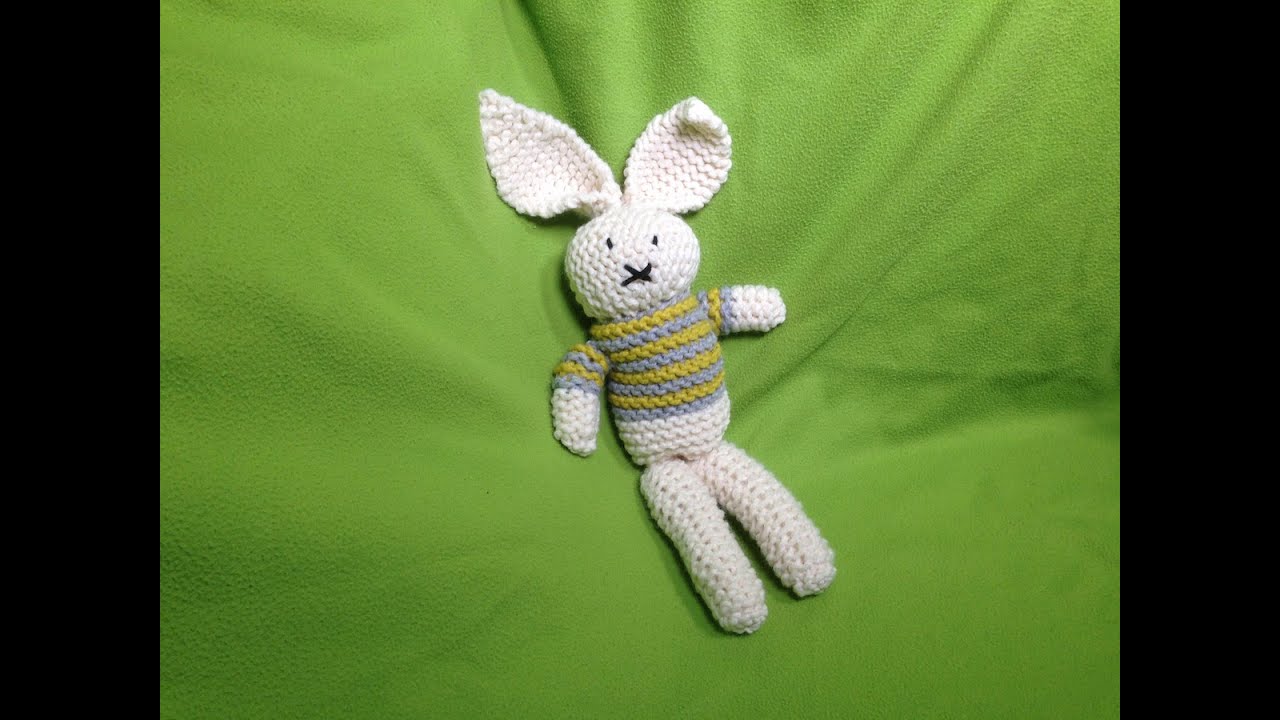 How to Loom Knit a Stuffed Bunny Toy (DIY Tutorial)