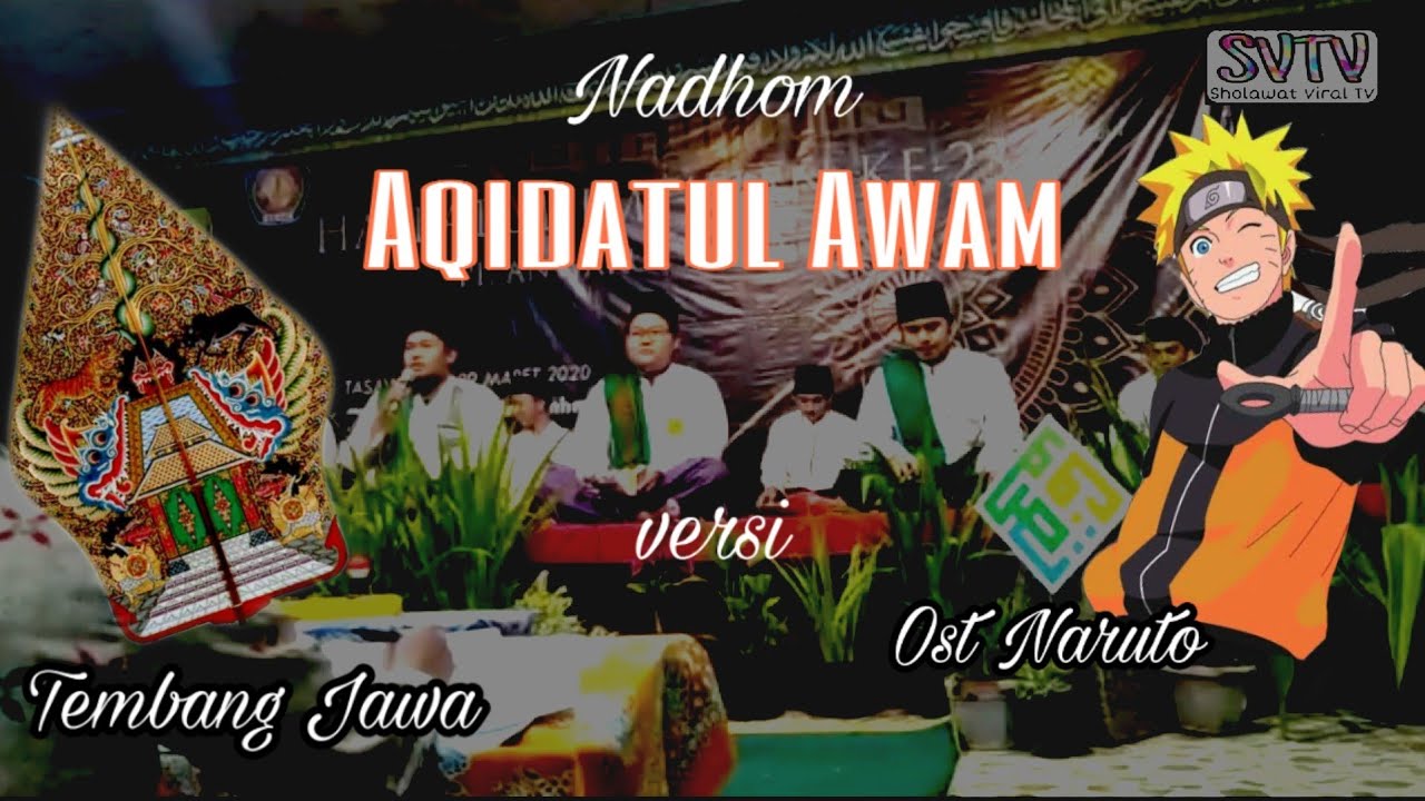 JUARA 1 Kreasi nadhom Aqidatul Awam - dari tembang jawa sampai ost Naruto