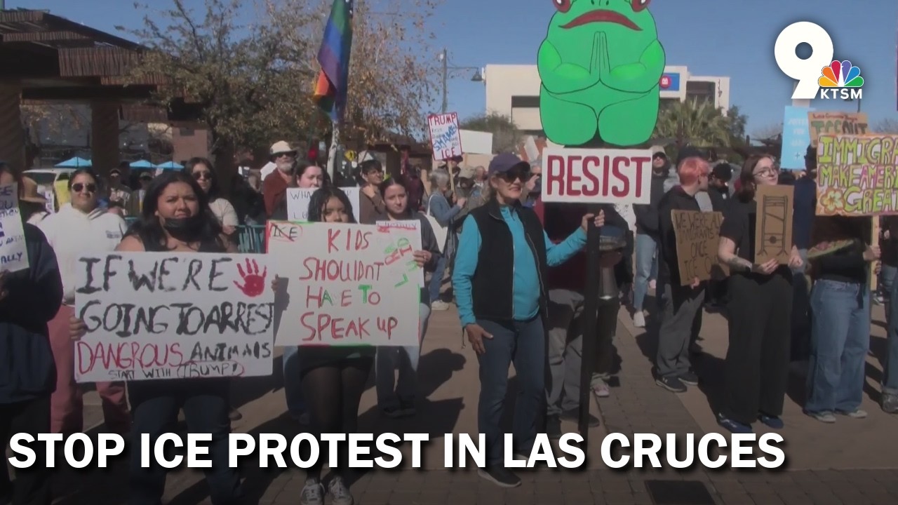 ICE Out protest takes place in Las Cruces