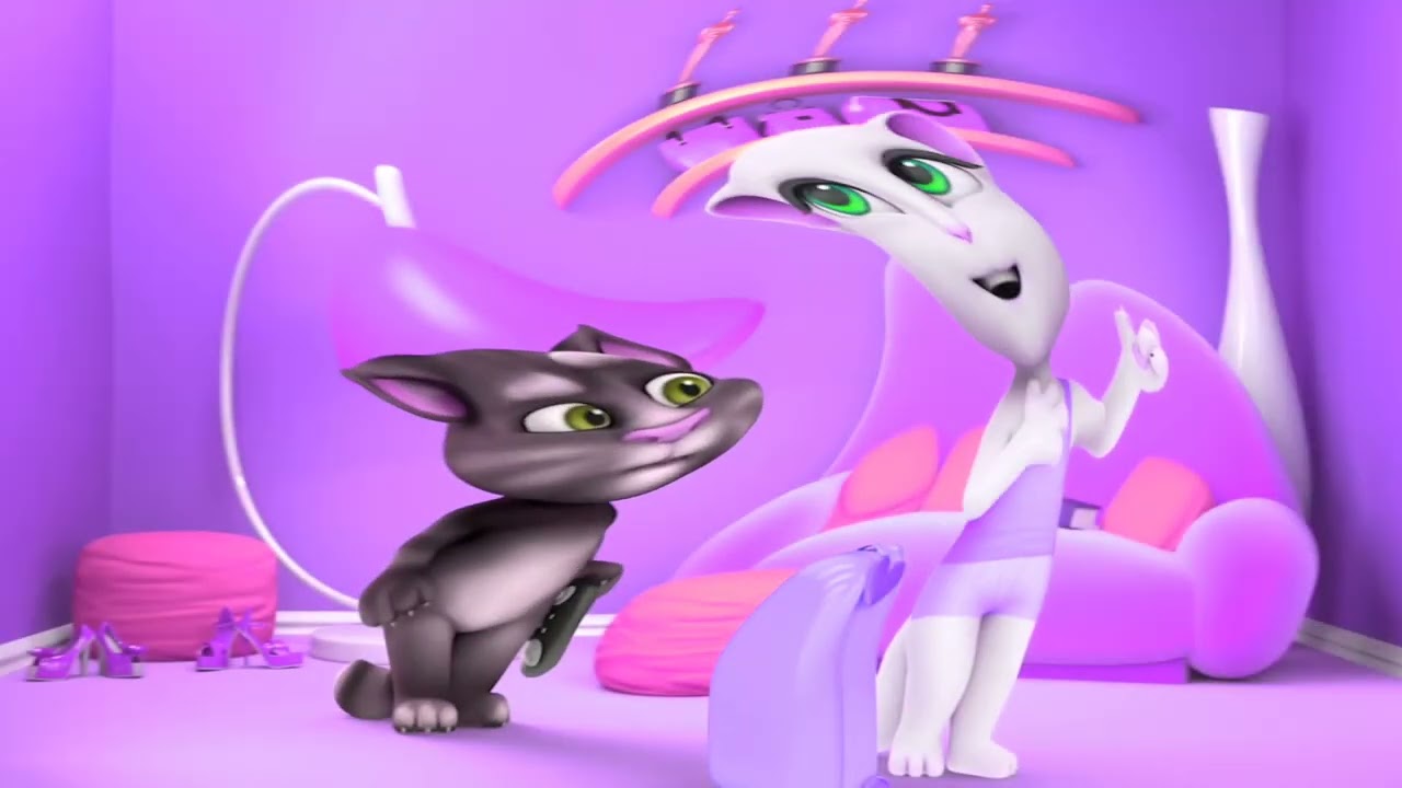 Talking Tom Who's is Boss In Opposite Respond