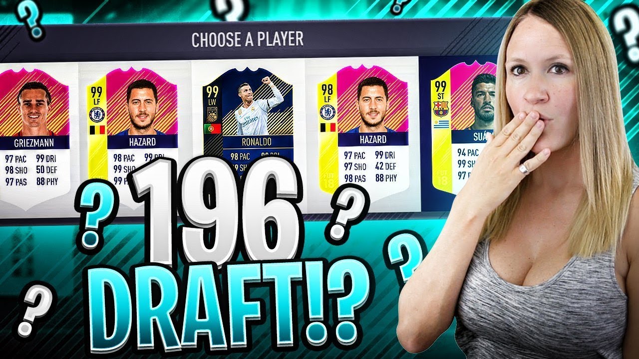 196 RATED HIGHEST RATED FUT DRAFT CHALLENGE! FIFA 18