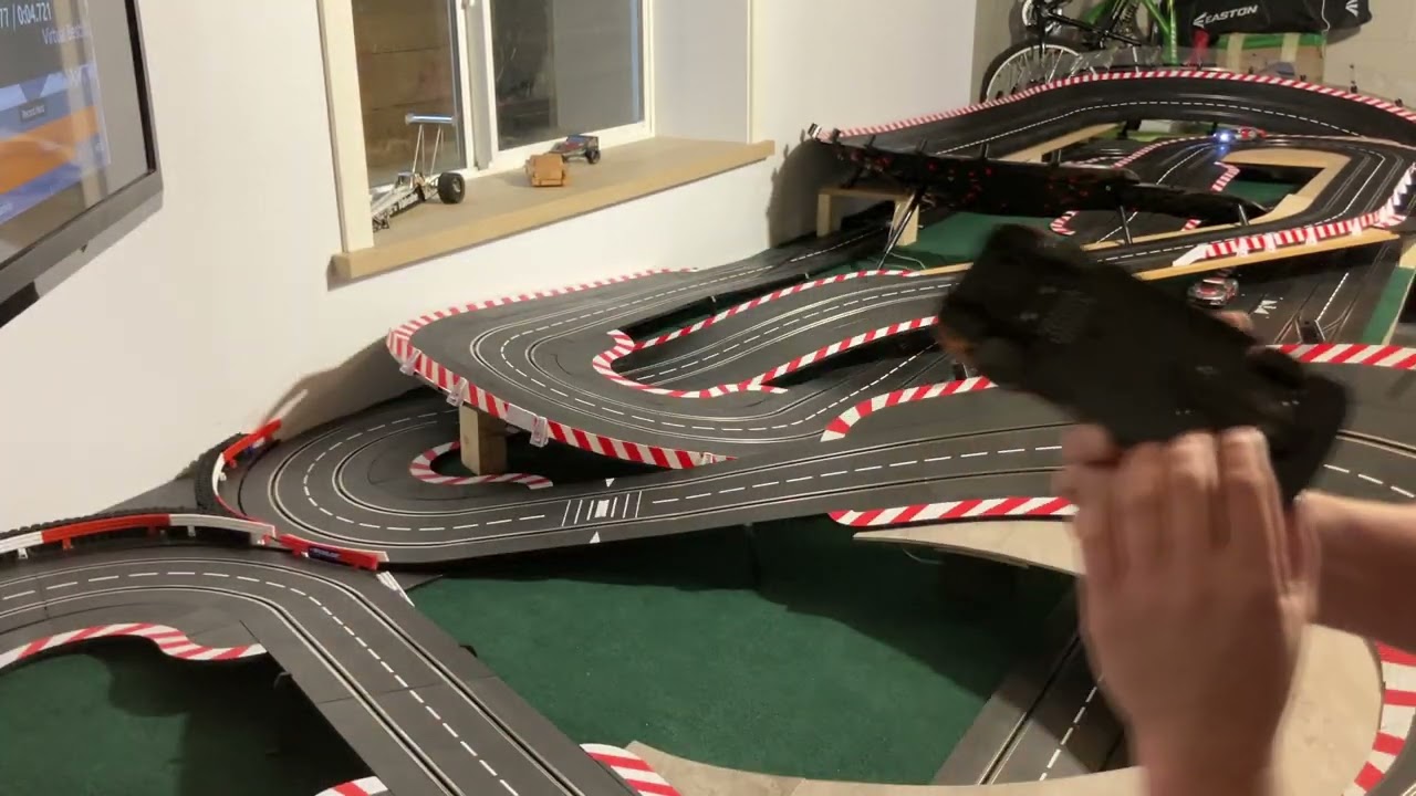 Putting some laps down on the new track