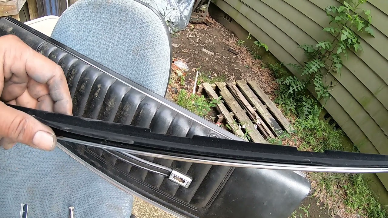 monte carlo SS PART 3  G BODY  door window seal/wiper replacement inner