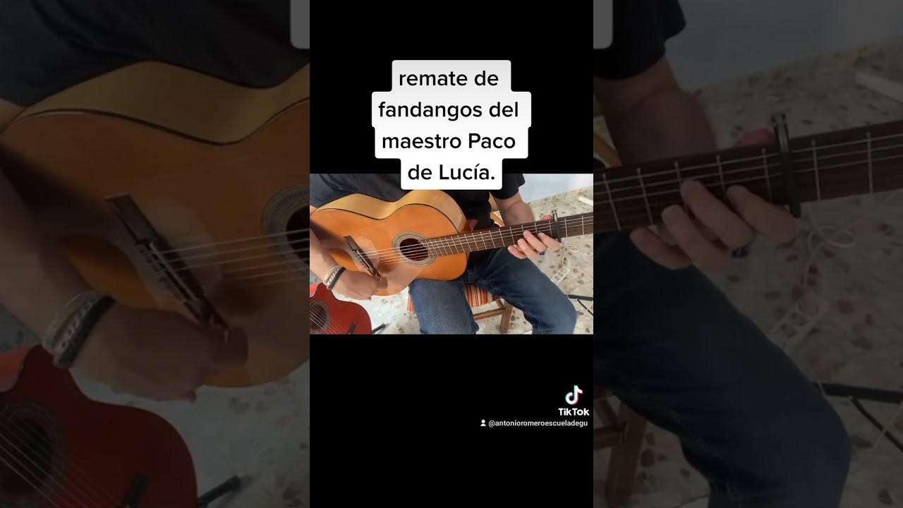 Remate de fandangos de Paco de Lucía.
