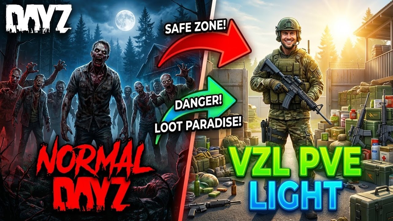 DAYZ | VZL LIGHT PVE - Стоит Ли Играть На Этом Сервере?