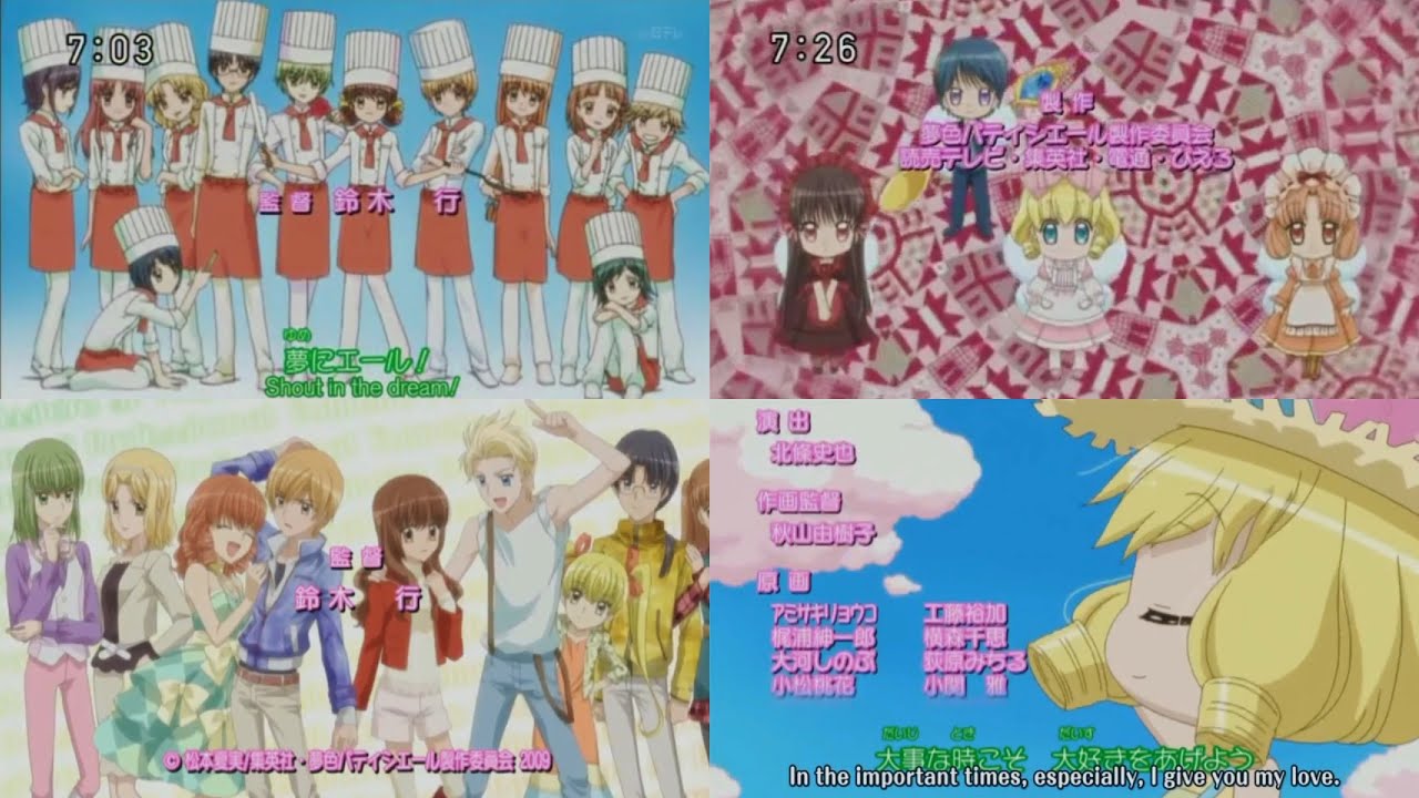 Yumeiro Patissiere - ALL Opening and Ending