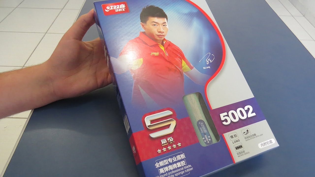 Raquete de Tênis de Mesa Mod. 5002 Ma Long - Clássica da Marca DHS TÊNIS DE MESA