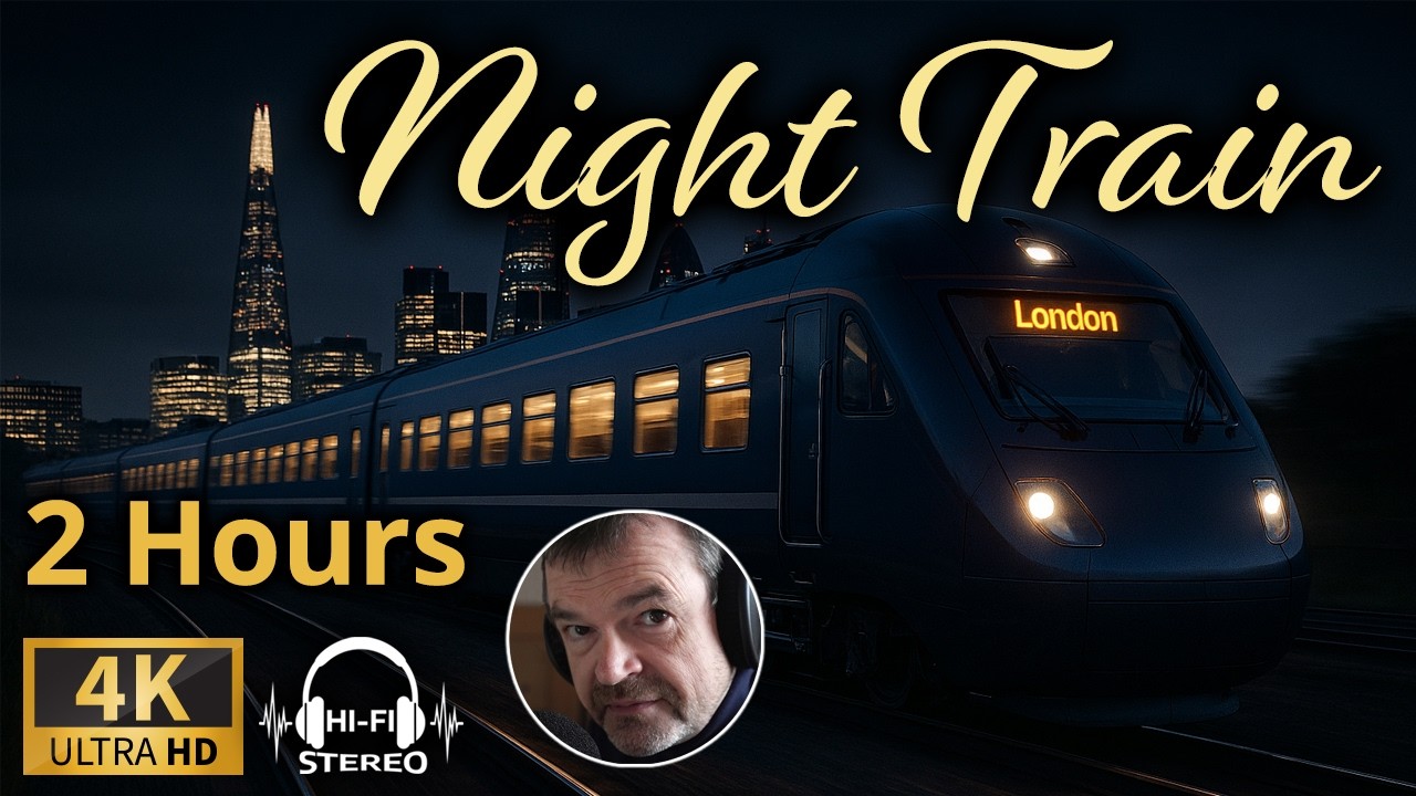 2 Hours Night Train to Help You Relax | Train Sound to Unwind or Focus | Sound Therapy