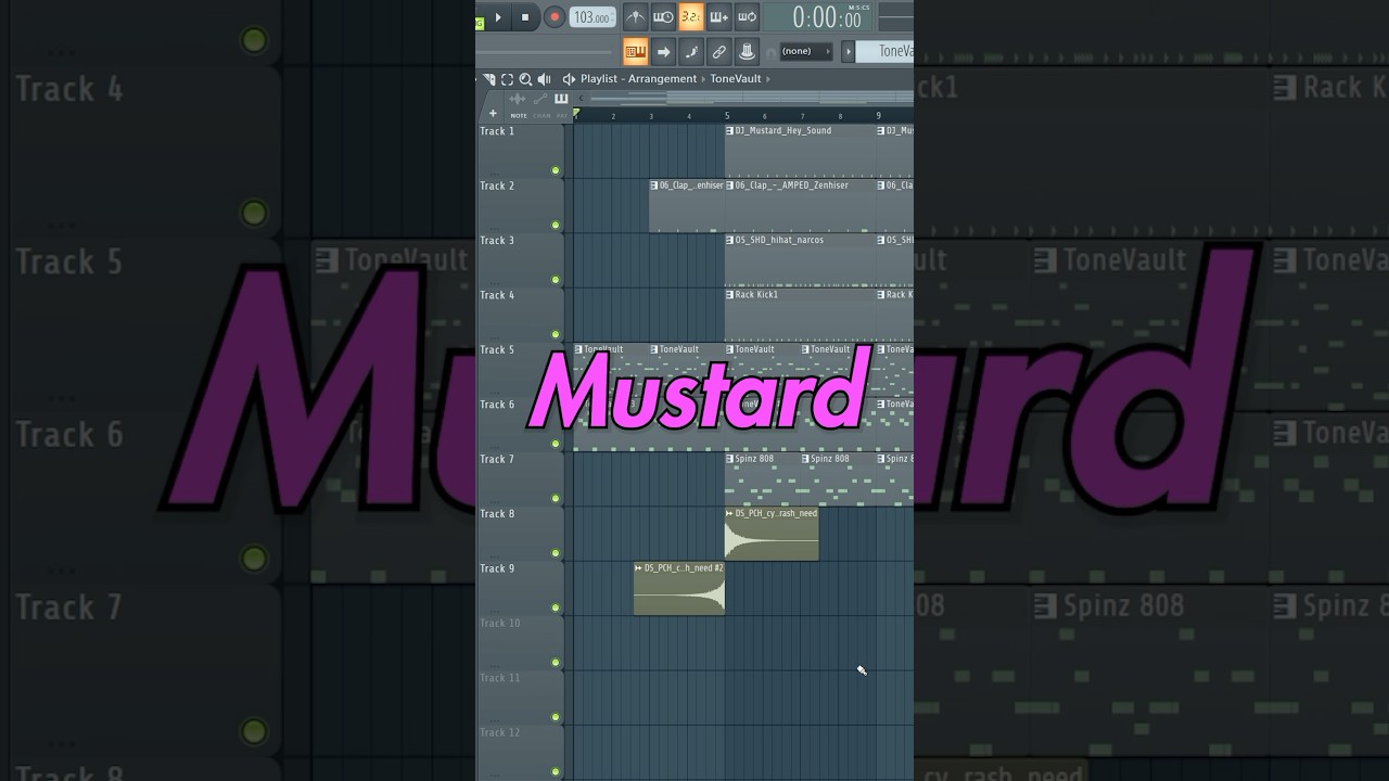 DJ MUSTARD FL STUDIO TUTORIAL!