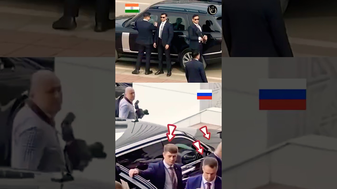 Modi&rsquo;s Bodyguards vs Putin&rsquo;s Bodyguards 🛡️🔥 #bodyguard