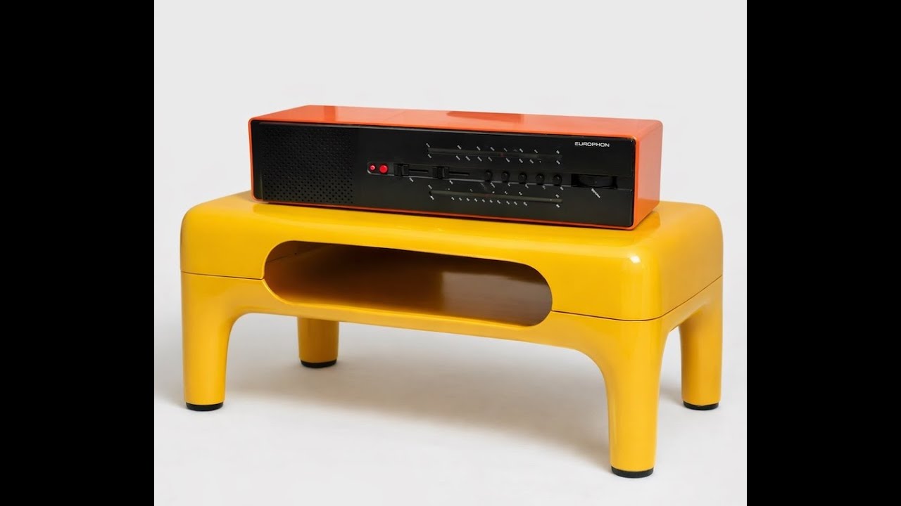 Europhon 980 Space Age FM Radio 1970s | Italian Design  #spaceage #vintageaudio