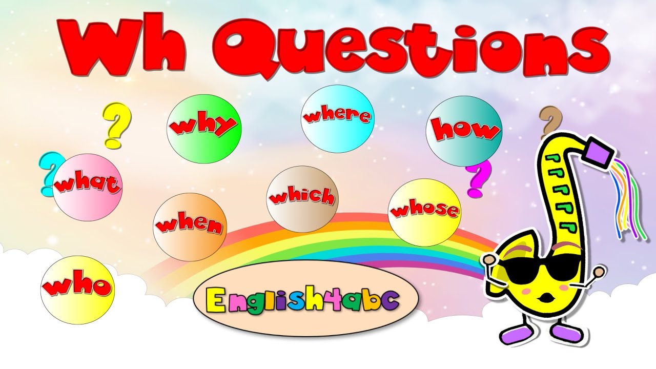 Wh Questions / Who, what, why, when, where, which, how, whose / Phonics Mix!