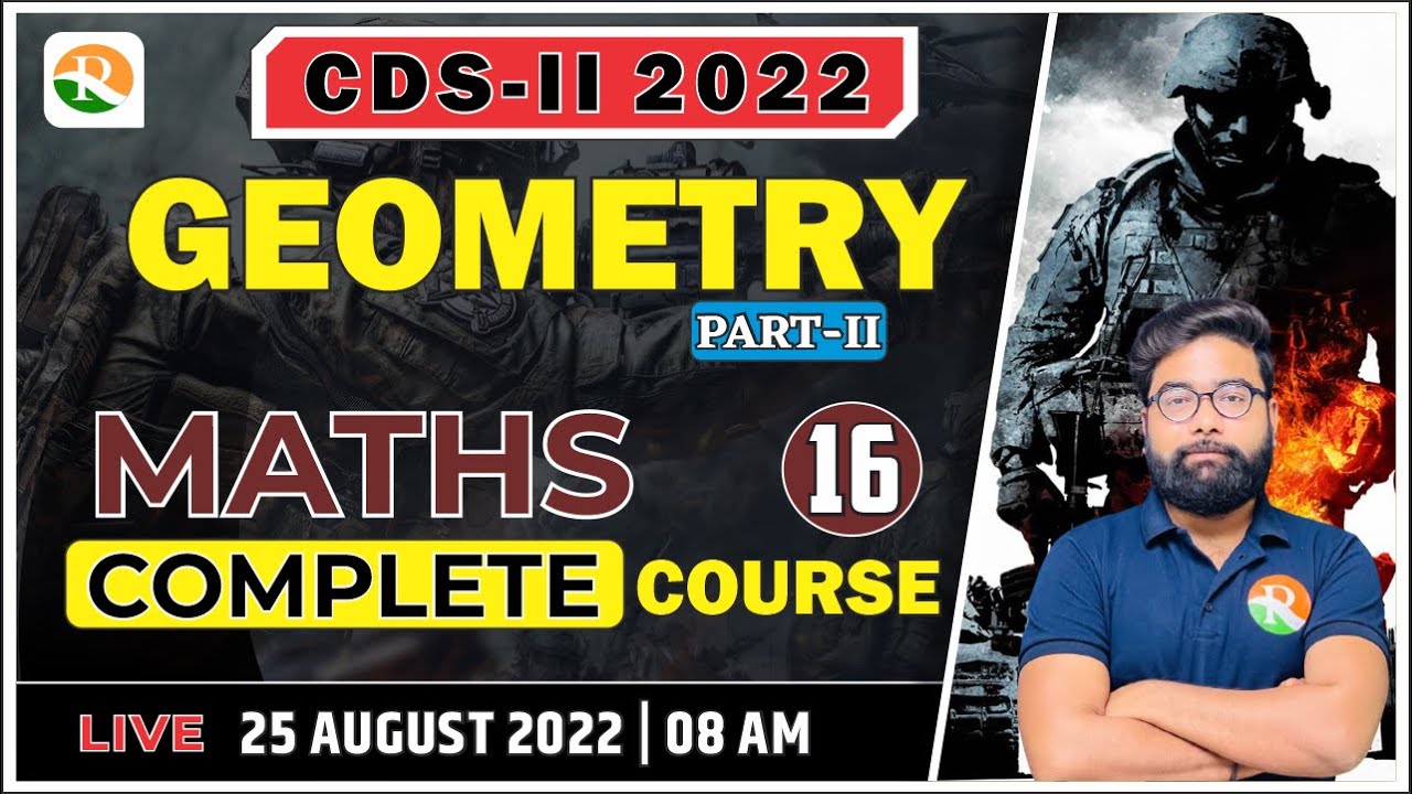 CDS Maths Classes | Geometry for CDS | CDS Crash Course| CDS 30 Days Crash Course