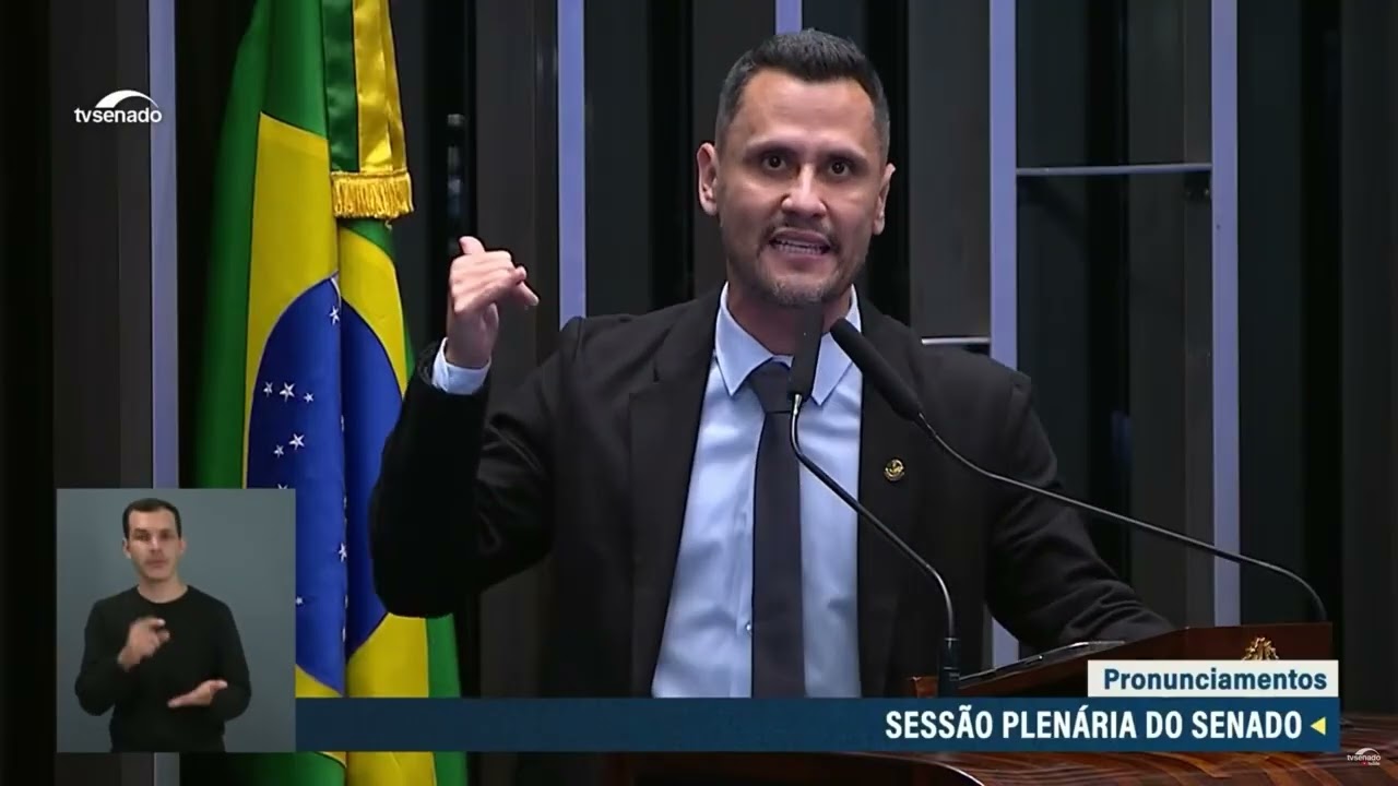 Presidente do senado corta minha fala na tribuna por estar mostrando a hipocrisia do lula na cop30.