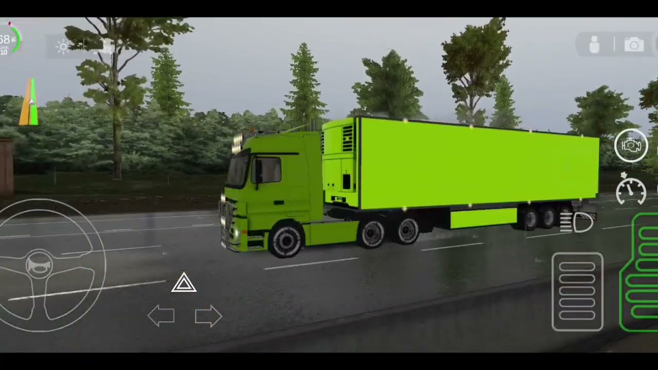 Milk Transport Factory | Universal Truck Simulator gameplay.