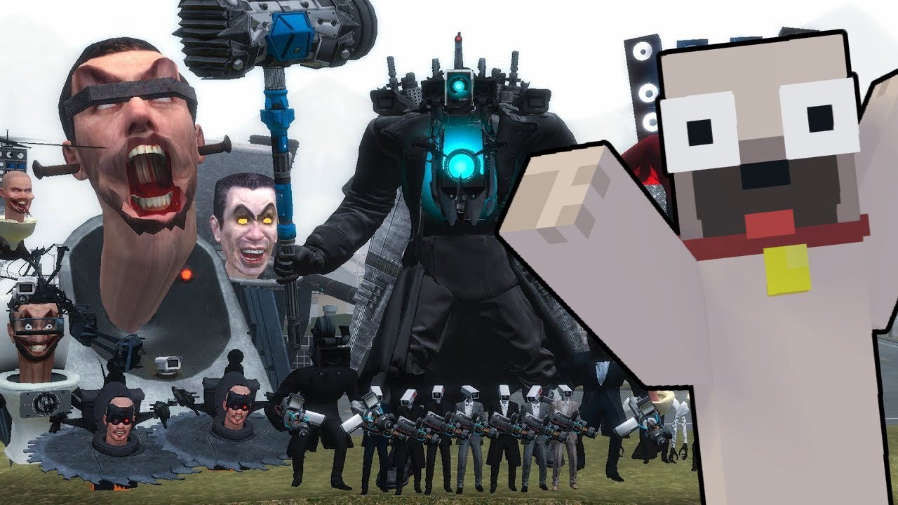 CAMERA TITAN VS G MAN TOILET HARC TESZT A GARRYS MODBAN!